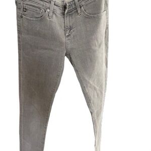 Ag Adriano Goldschmied Light Gray Women's Skinny Jeans